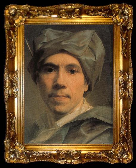 framed  Christian Seybold Self-Portrait, ta009-2